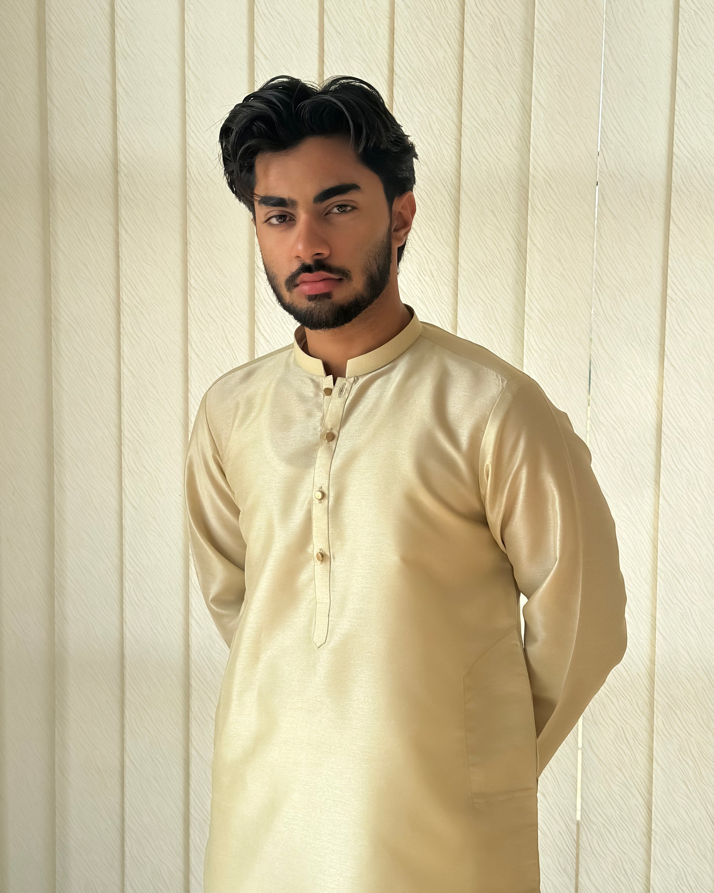 Lime Yellow Kurta Trouser - Men
