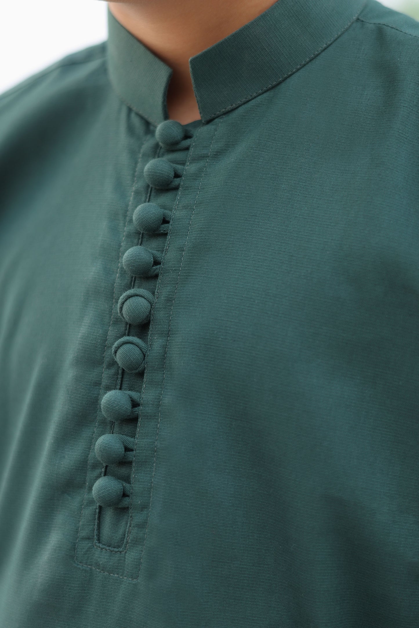 Pine Cotton Kurta Trouser - Kids