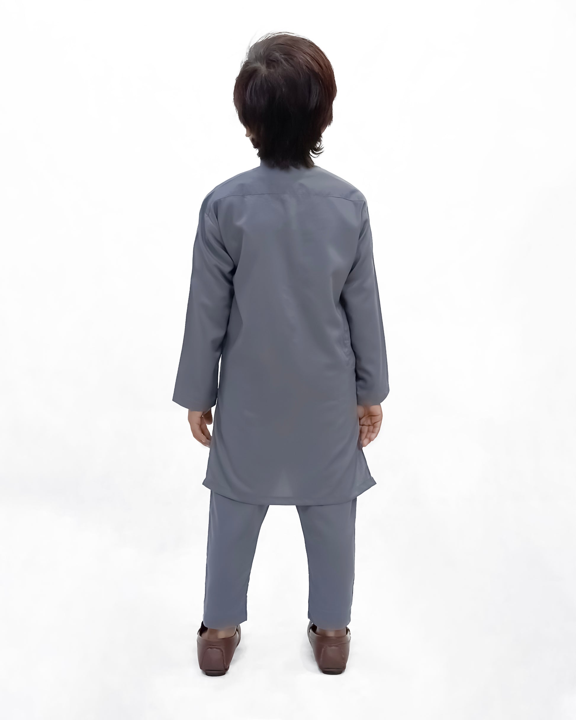 Gray Kids Shalwar Kameez