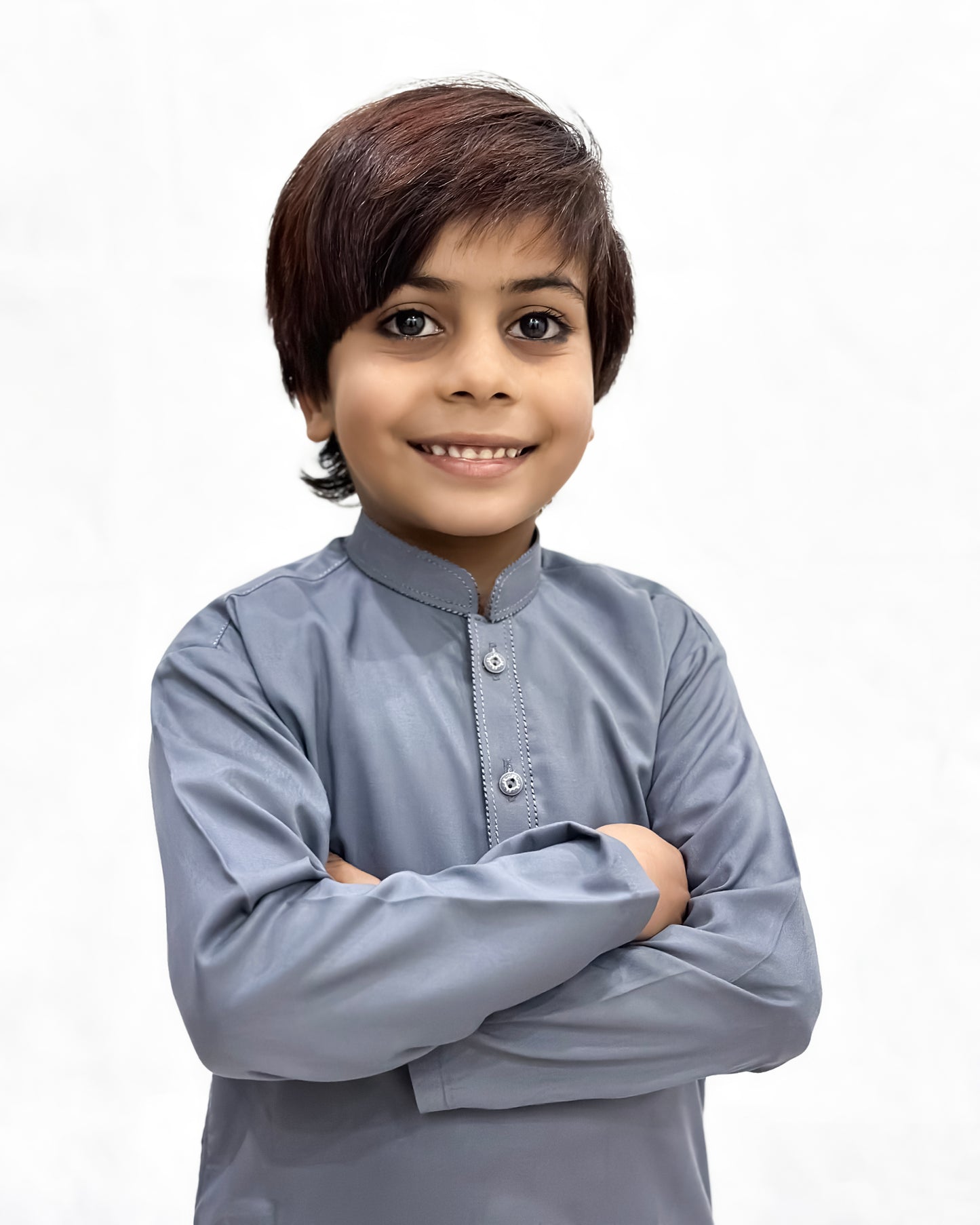 Gray Kids Shalwar Kameez