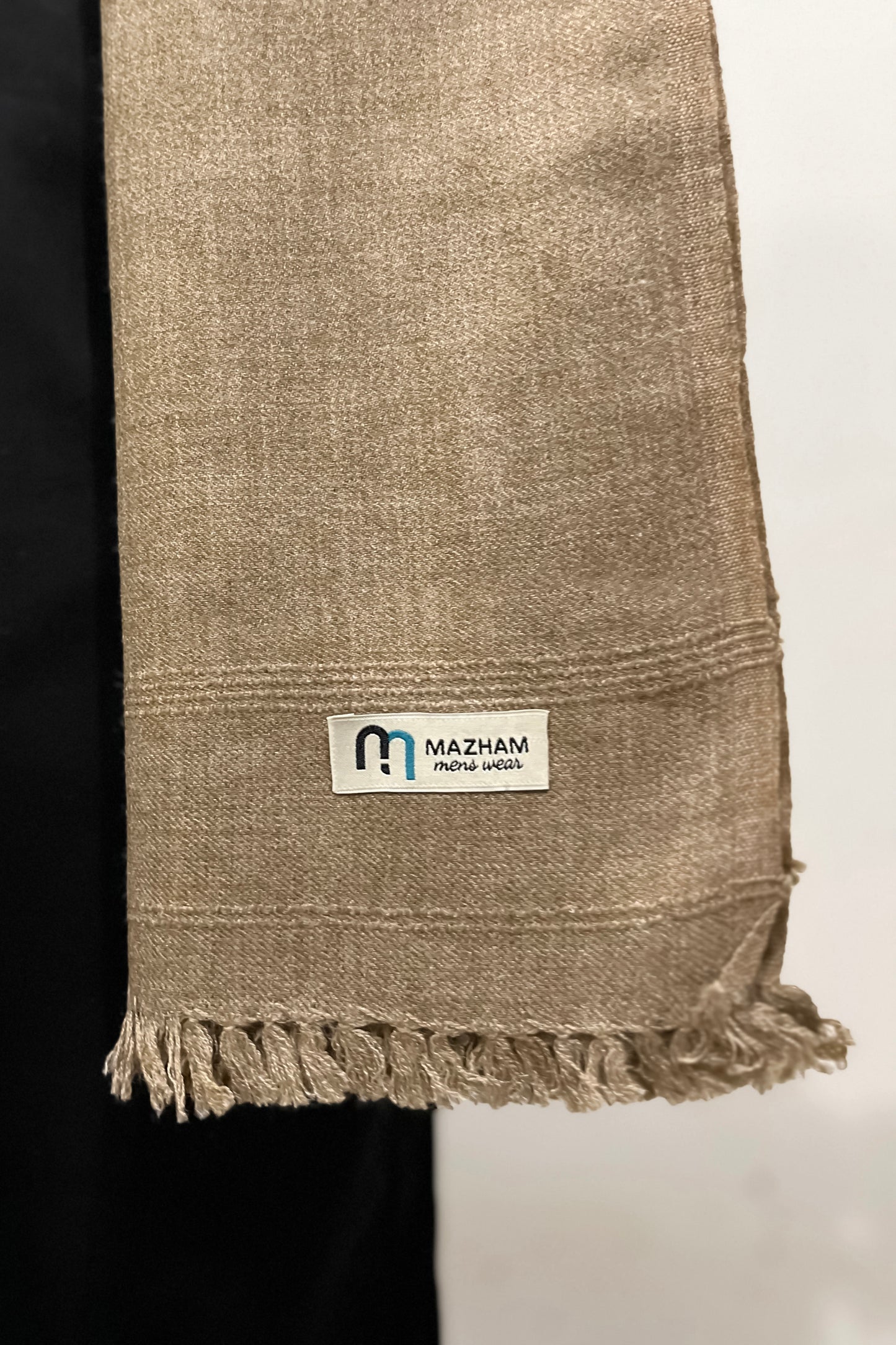 Peanut Wool Shawl - Men