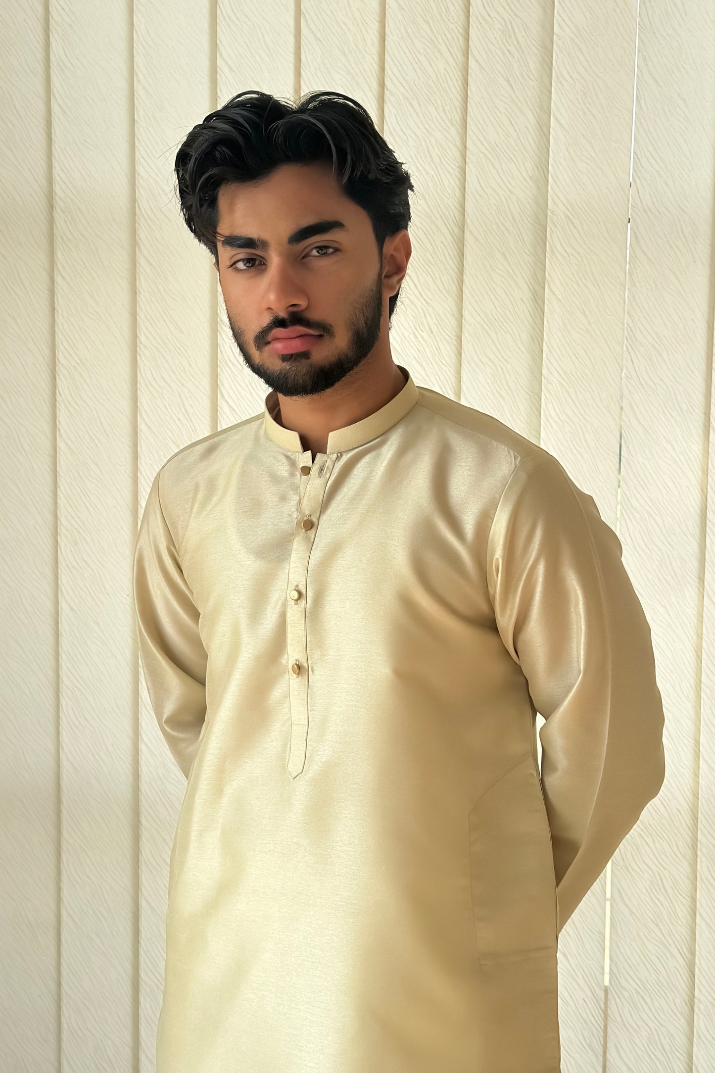 Lime Yellow Kurta Trouser - Men