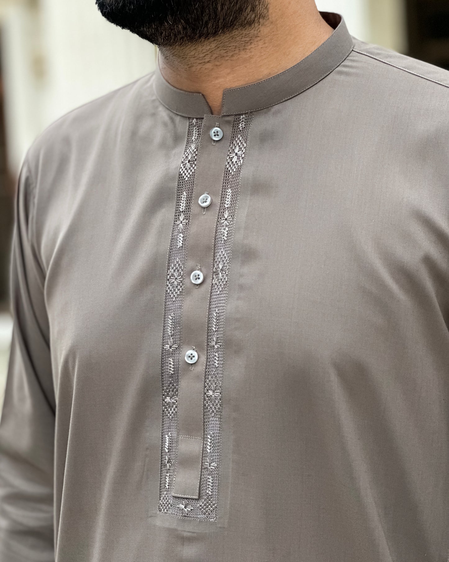 Tarkashi Light Brown MT-333 - Stitched - Mazham