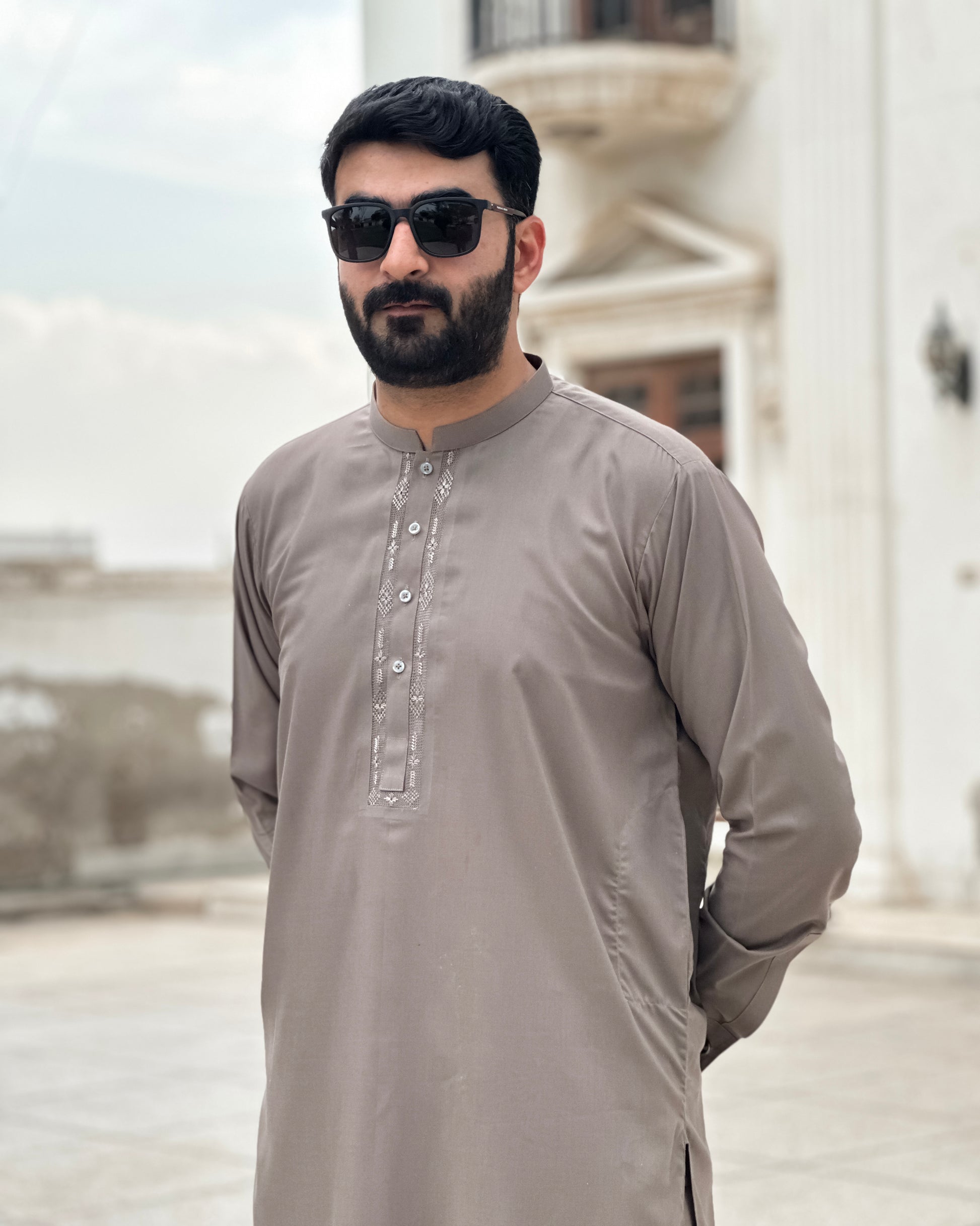 Tarkashi Light Brown MT-333 - Stitched - Mazham