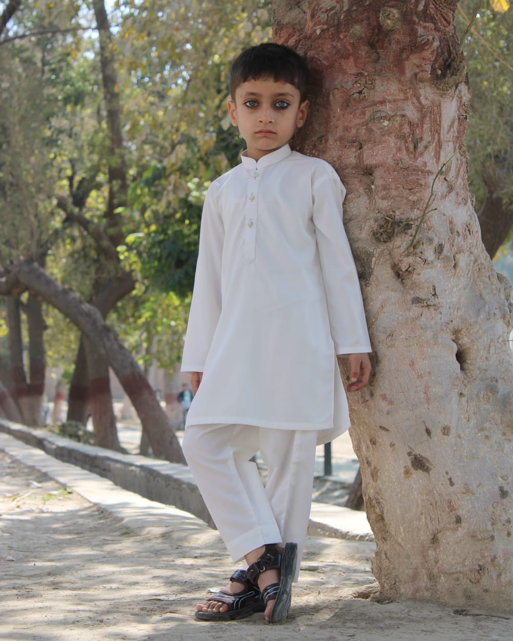 Off White Kids Shalwar Kameez